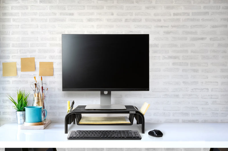 Metal Art Organizer 5 Monitor Stand with Drawer